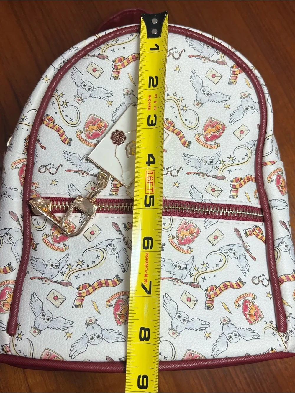 Harry Potter Mini Backpack & Matching Card Holder Set Hedwig Gryffindor Charm